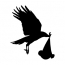 Logo rabenmutter Atelier & Stoffe