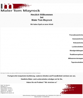 http://maler-tom-mayrock.de