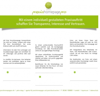 http://praxishomepagepro.de