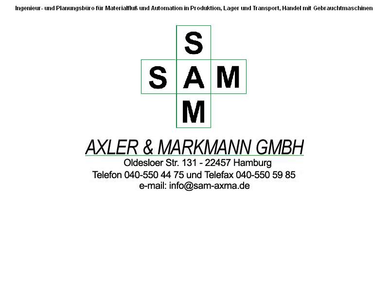 http://www.sam-axler-markmann.de